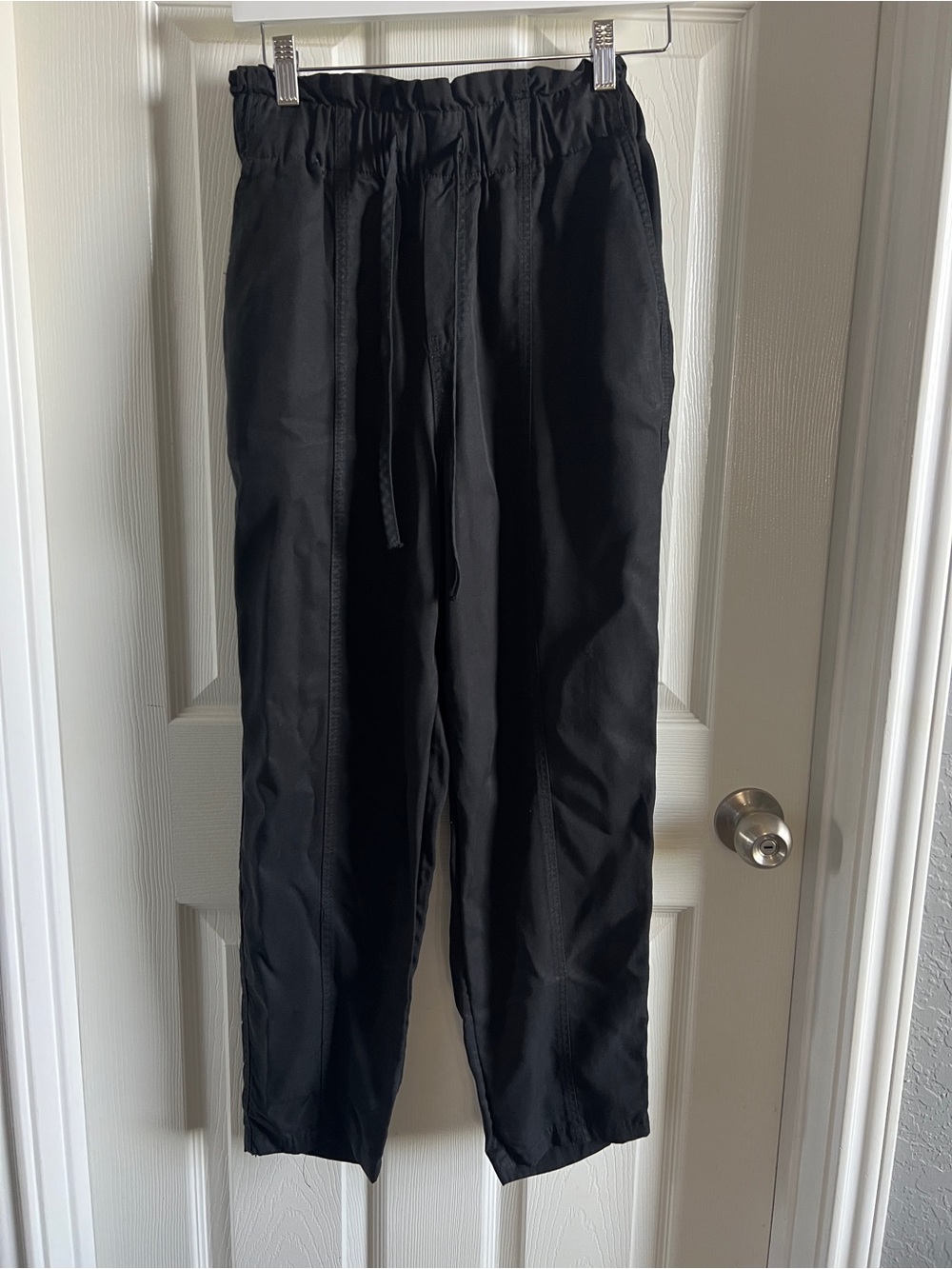 A New Day Black High Waisted Drawstring Pants
